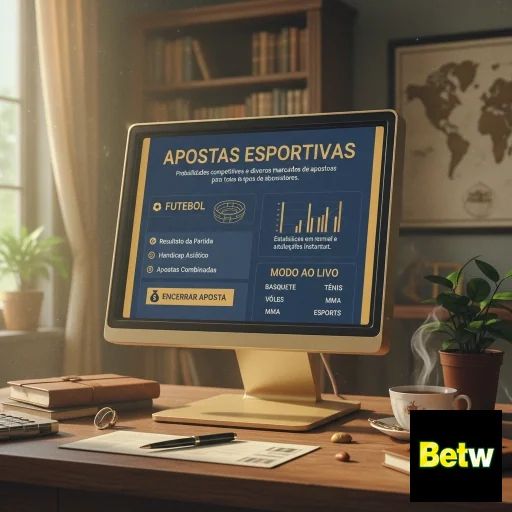 Tela de apostas esportivas no site betw com opções variadas.