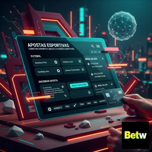 Interface de apostas ao vivo no betw com segurança nas operações.