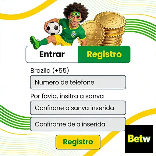 Jogador sorridente no site betw fazendo cadastro VIP.
