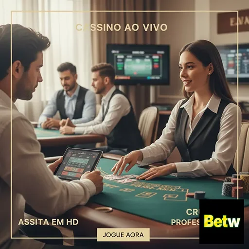Jogadores interagindo em cassino ao vivo no site betw.