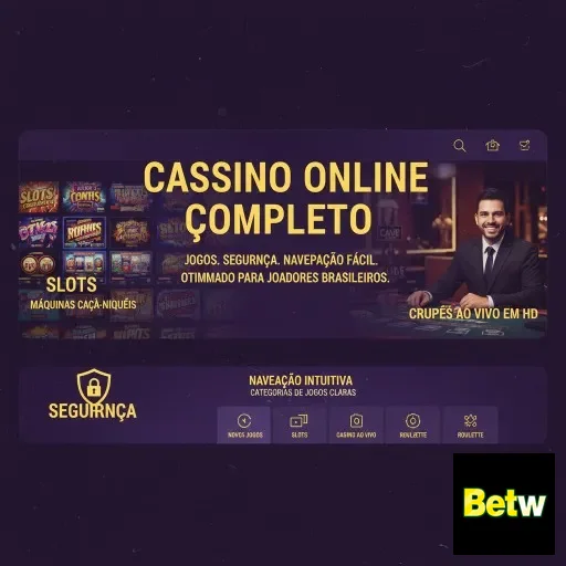 Tela do app da betw mostrando slots e navegação segura.