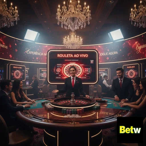 Jogos de roleta ao vivo na betw com dealers interativos.