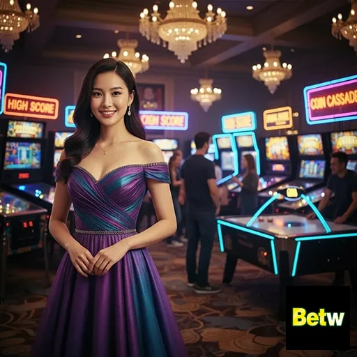 Jogadora VIP em ambiente de cassino no site betw.