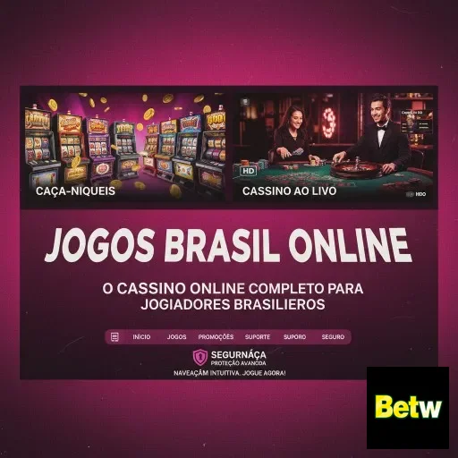 Jogos de caça-níqueis e cassino ao vivo no site Betw.