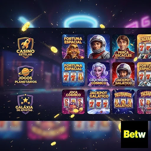 Interface do app betw com jogos e serviços VIP destacados.